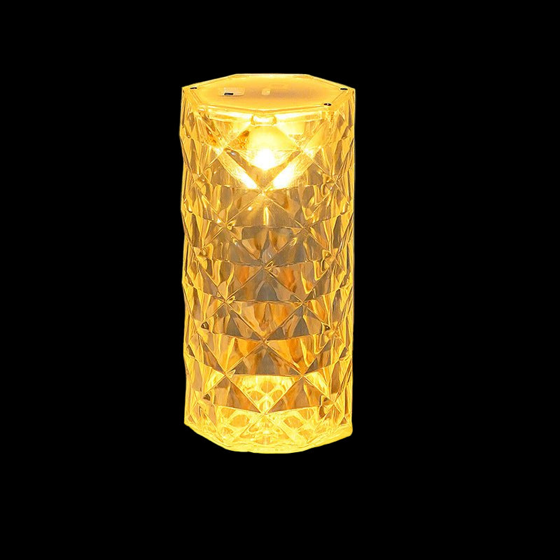 Table Lamp Lighting Rose Atmosphere Lamp Crystal Bedside Small Night Light